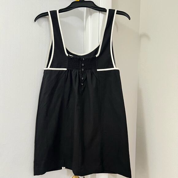 FREE PEOPLE  Vivian Mini Dress in Black Combo Size Extra Small XS - Picture 5 of 8